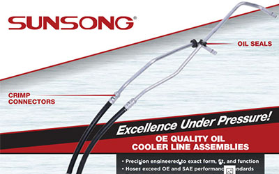 Sunsong Oil Cooler Line Assembly Flyer
